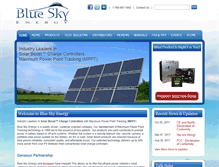 Tablet Screenshot of blueskyenergyinc.com